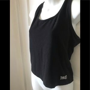 Everlast black tank with bra built in XL